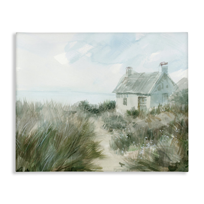 Simple toile de chalet balayée par le vent, conception par Danhui Nai, H 16 po x l 20 po