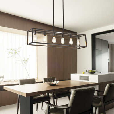 6 - Light Rast Linear Pendant