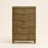 Aurelin Mid-Century Modern 28.7"W 5 Drawer Chest-884556514