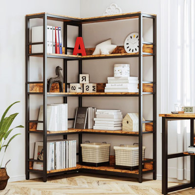 Cymande Corner Bookcase by 17 Stories