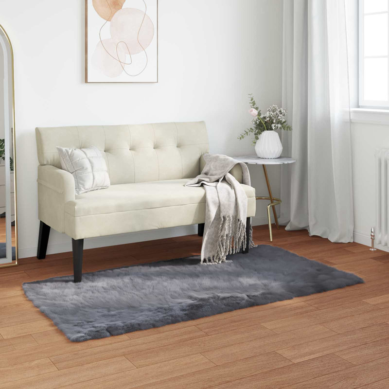 Solid Colour Standard Area Rug, Rectangle 80 x 150 cm