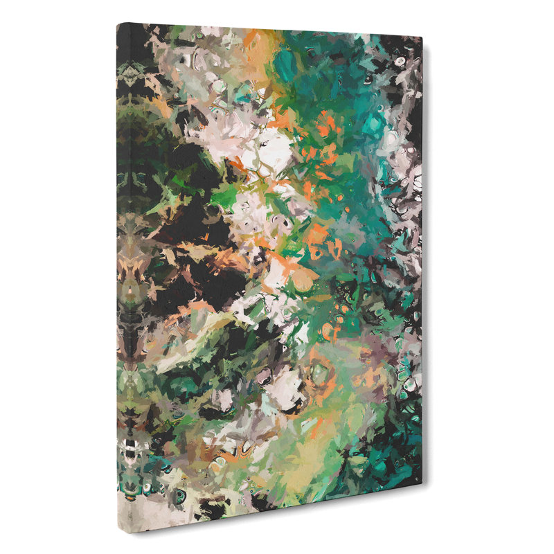 Ceremony Of Shadows - Painting, Wrapped Canvas, 50cm H x 35cm W x 3cm D, No Matte
