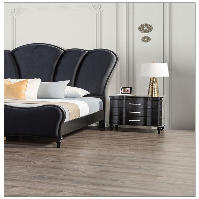Table de chevet pour chambre à coucher, Noir