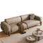 Coussin modulaire en cuir véritable-107285905-107285907-107285909
