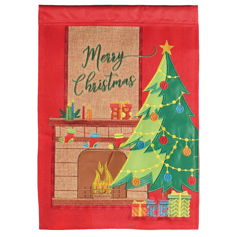 Double Sided Polyester Christmas, 42 x 29