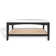 Manuia Square Glass And Linen Coffee Table
