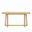 Console, table d'entrée rectangulaire, console d'extérieur pour patio, table de couloir de construction robuste, table de canapé pour le couloir, salon, chambre à coucher et patio-1949986880