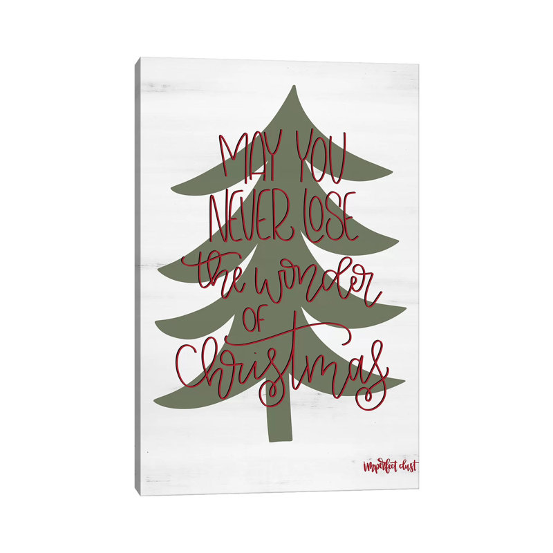 Wonder Of Christmas by Imperfect Dust - Wrapped Canvas Print, 101.6 cm H x 66.04 cm W x 3.175 cm D
