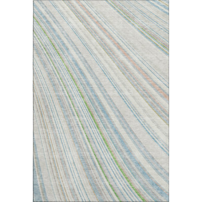 Premium Machine Washable Prisco Ivory Rug