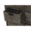 Élégante armoire de rangement avec tiroirs et paniers en rotin pour une utilisation polyvalente-228870878