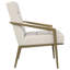 Fauteuil d'appoint rembourré en métal Kirra-1654302492