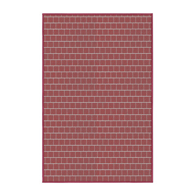Tapis de zone orange à motif