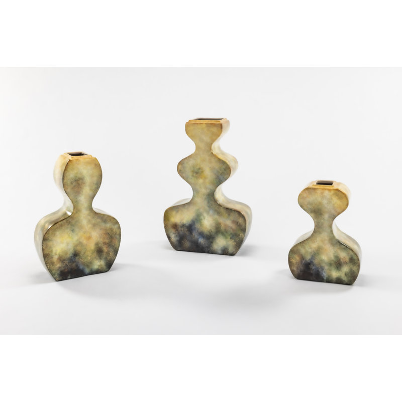 Porcelain China Table Vase, 18"H x 12.5"W x 5"D