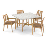 Wexford and Mera Outdoor 5 - Piece Dining Set with Cushions
