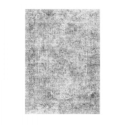 Large Area Rug  Anti-Skid and Tear-Resistant Floor Mat Bohemian Gray