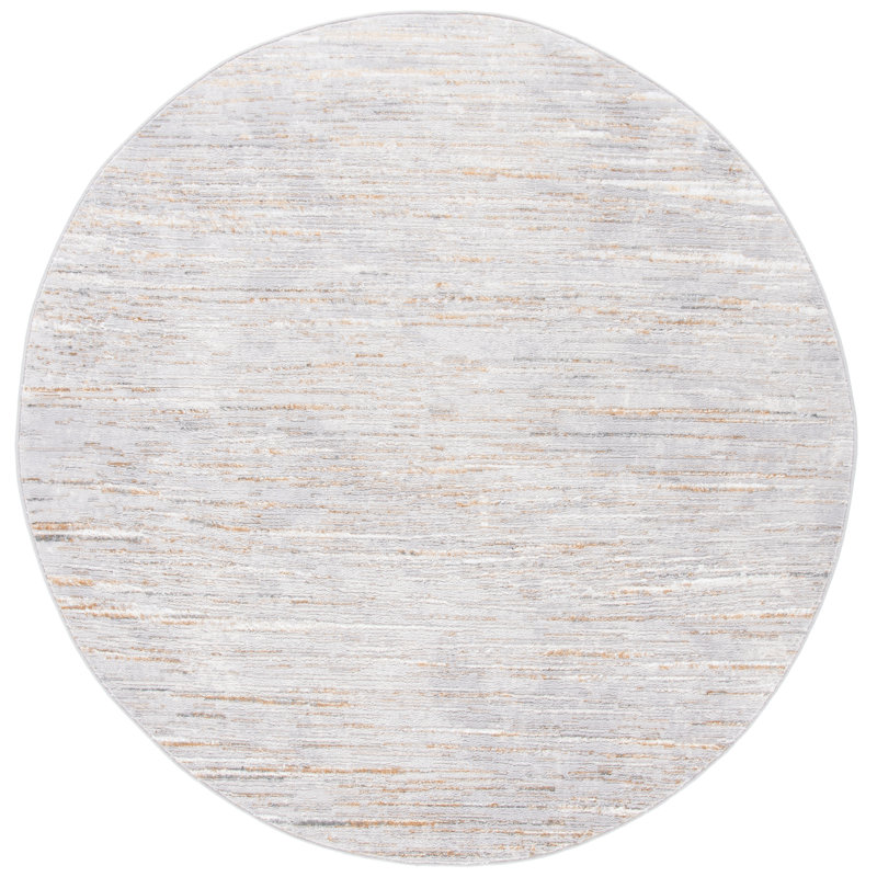 Tapis abstrait Korn Performance, Rond 6 pi 7 po