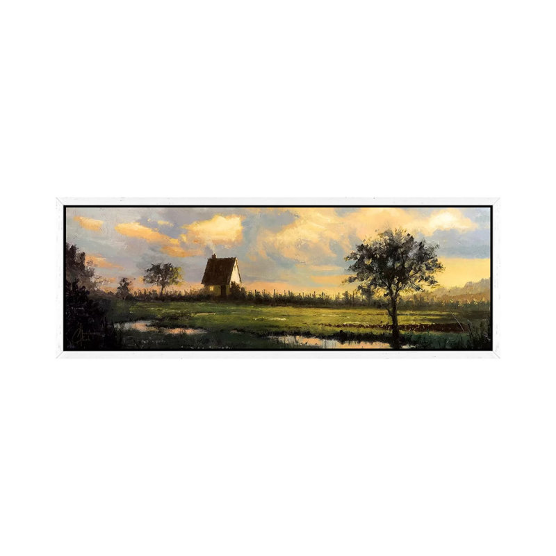 French Countryside by Christopher Clark - Floater Frame Panoramic Gallery-Wrapped Canvas Giclée on Canvas