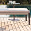 Chaise longue en osier Luxe