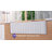 27" L x 19" W White Fireclay Drop-In/Undermount Kitchen Sink with Sink Grid and Basket Strainer
