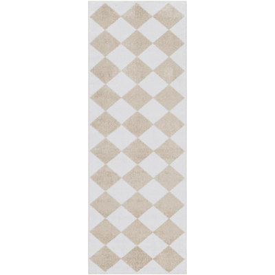 Janiaha Washable Geometric Indoor Rug