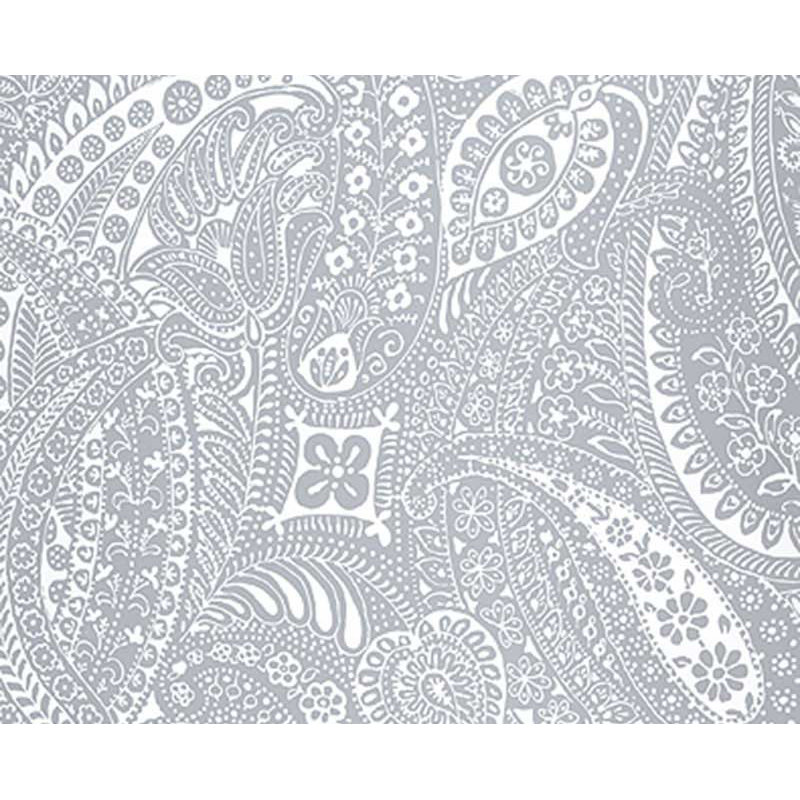 Paisley Print Wallpaper, Gray