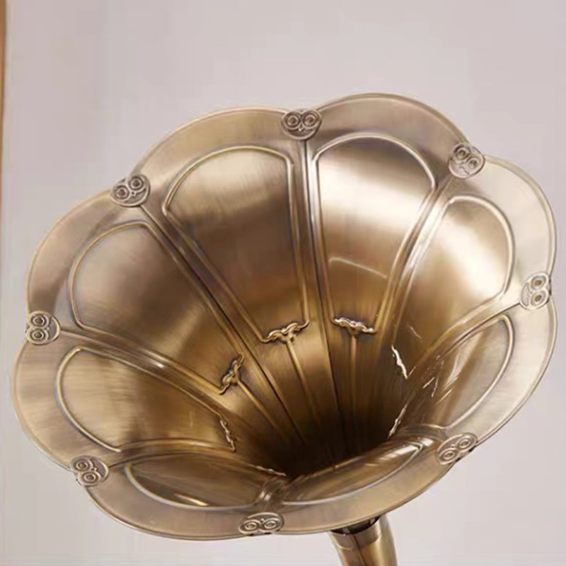 Maroon+Gold Free Form Solid + Manufactured Wood+Copper Media Players