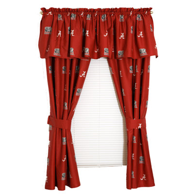 NCAA Semi Sheer Curtain Pair