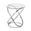 Cuayo Round Sofa Table for Living Room Furniture, 61cm Metal Bed Side Table, End Table-96399417