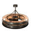 Golden Forge Downrod Ceiling Fan