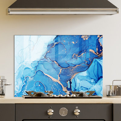 Superbe peinture murale en verre trempé 27,6 po x 39,4 po | 100% verre trempé, épaisseur: 0,16 pouce | Décoration élégante pour le salon ou le bureau, durable et facile à nettoyer, idée de cadeau parfaite