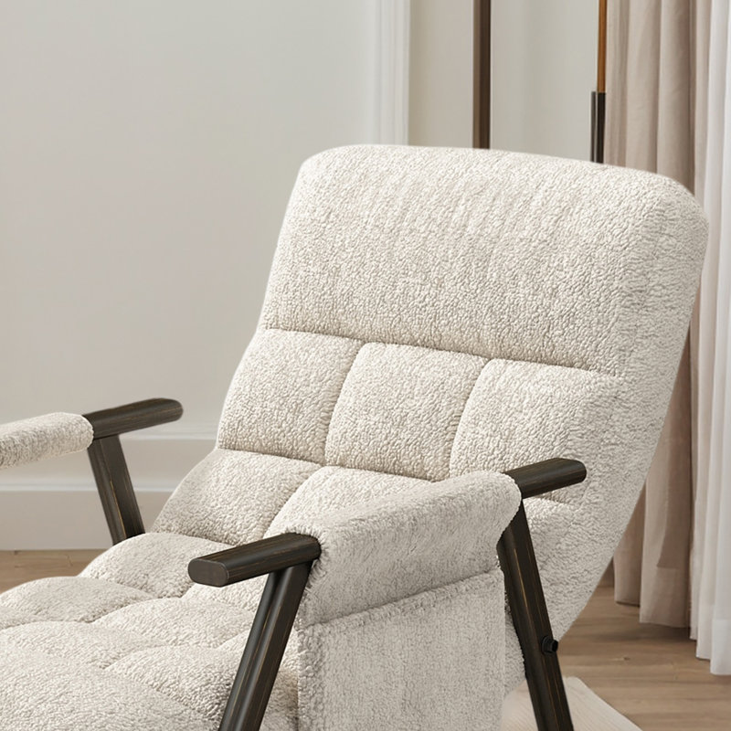 Chaise berçante l 23,28 po, Blanc