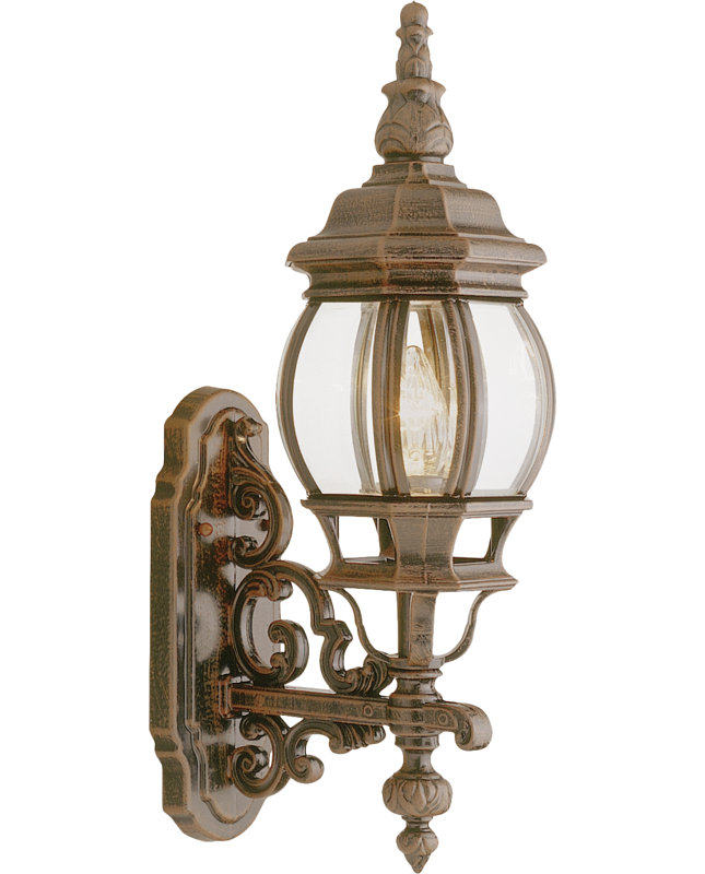 Lanterne murale d'extérieur à 1 ampoule Deblois, rouille