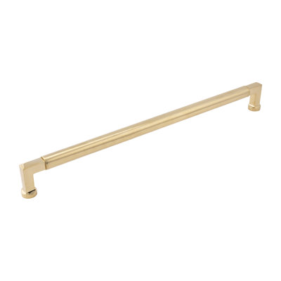 Parkview Collection Appliance Pull - 18" Center to Center Cabinet Pull Unlacquered Polished Brass - Transitional Hardware for Drawers & Cabinets