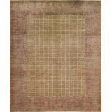 Hand-Knotted High-Quality Brown Area Rug
