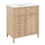 Meuble-lavabo de 30 po avec lavabo, meuble-lavabo moderne avec 2 tiroirs spacieux et plateau basculant-683228652
