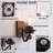 Oil Rubbed Bronze Wall Sconces, Vintage Farmhouse Wall Sconce with Amber Glass, Bathroom Wall Sconces Lighting Fixture for Bedroom Living Room.