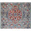 Hand Knotted Wool Area Rug in Green
