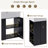 Mahyar 21.6" Modern Floating Bathroom Vanity with Ceramic Sink-111096696