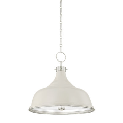 Painted No. 1 18.25" 3-Light Classic Traditional Pendant by Mark D. Sikes for Hudson Valley Lighting