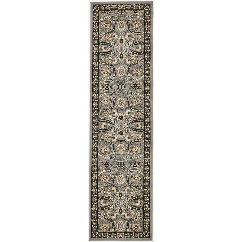 Britannia Floral Indoor Rug, Runner 2'7" x 10'