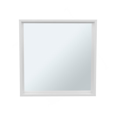 Dakota Medicine Cabinet With Mirror And Storage, Wall-Mounted Mordern Bathroom Organizer, White