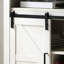 Armoire avec porte de grange coulissante et tablette à vin, imperméable et stable pour le balcon, l 23,5 po x l 12 po x H 32 po rangement rustique - atelier modèle,