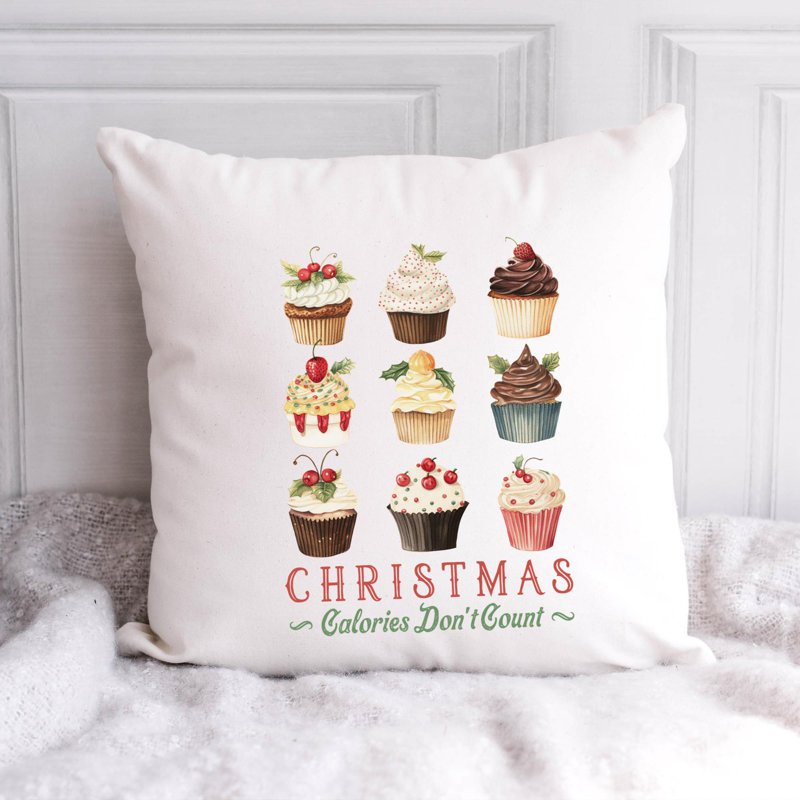 Christmas_25 Reversible Throw Pillow, 18" x 18"