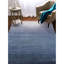 Tapis bleu / brun clair en laine tissé à la main Ombre-763113403