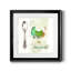 Poulet doré - reproduction d'art sur papier encadré-103771715-103771714