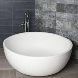 Twin Set 52.5'' L Freestanding Soaking Bathtub