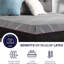 Grand matelas en mousse de latex 11 po - base de soutien pour un sommeil réparateur, matelas de 11 po