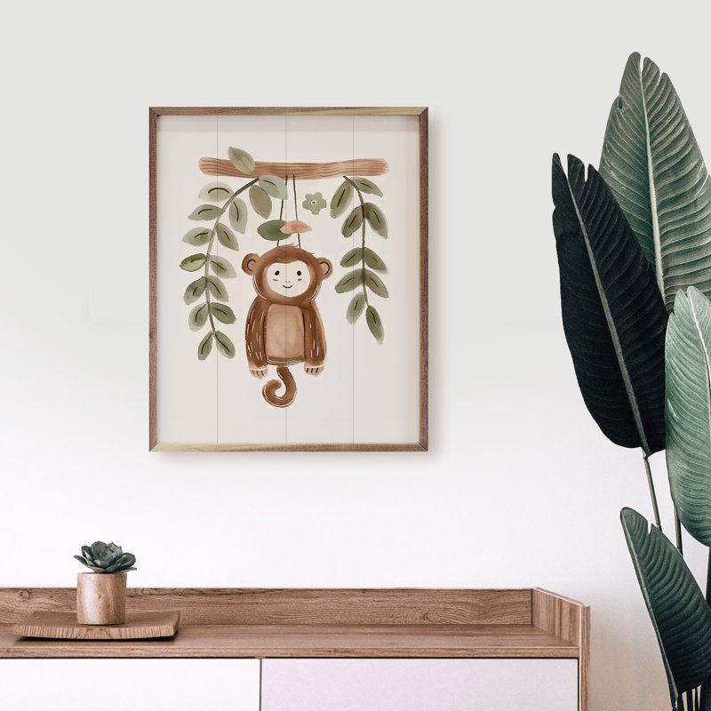 Singe Safari Nursery III, H 20 po x l 16 po