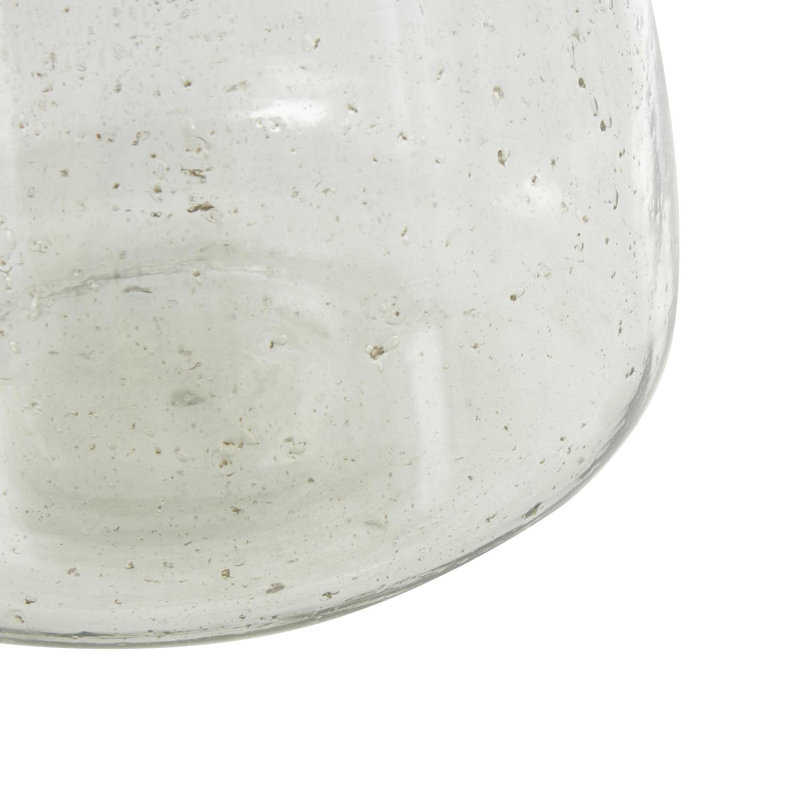 Vase Cole et verre moucheté avec accents