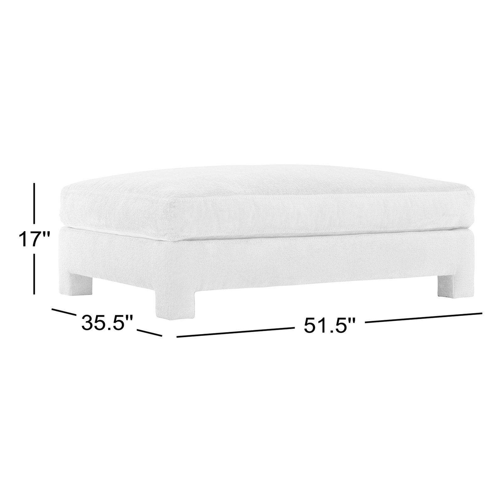 Mily Upholstered Ottoman